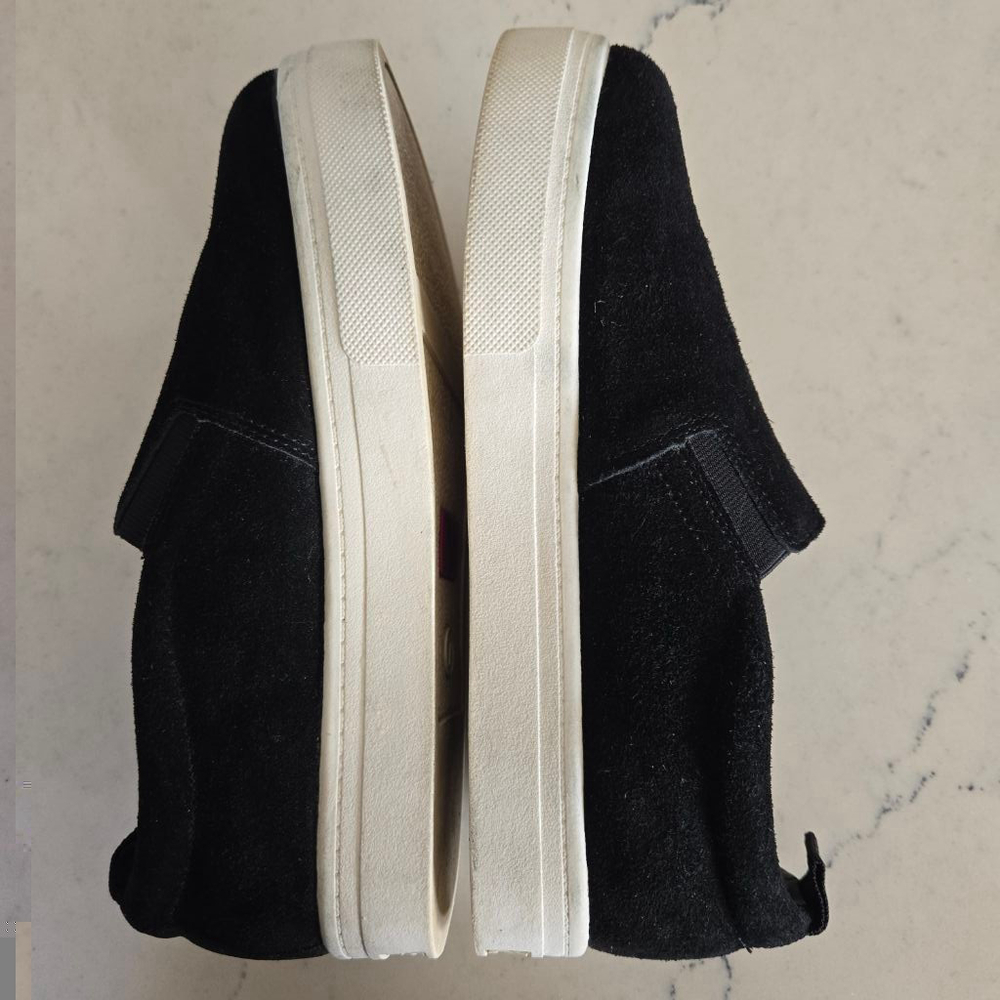 Women's Circus by Sam Edelman Black Suede Platform Sneakers Size 7 - Picture 9 of 9